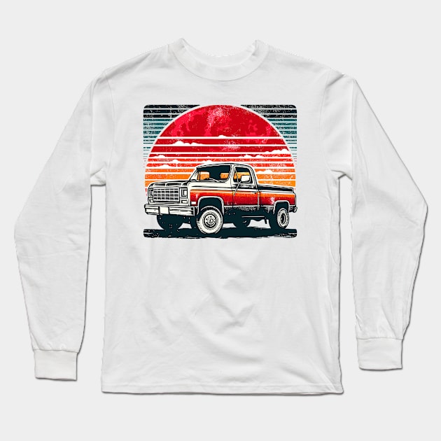 Truck Lover Long Sleeve T-Shirt by Vehicles-Art